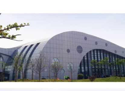 广安会议中心外景网架工程