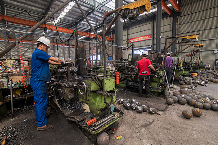 广安网架配件车间